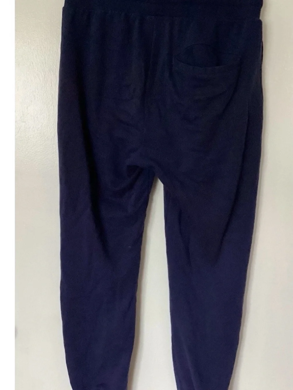 Sniper Gang Apparel Men’s Navy Multicolor Embroidered Logo  Joggers Size M
